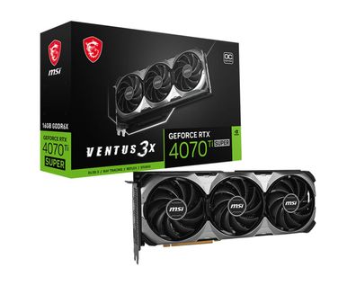 GeForce RTX 4070 Ti SUPER 16G VENTUS 3X OC, Grafikkarte