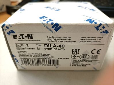 Eaton Hilfsschütz DILA-40 | 24VDC | 276344, EAN: 4015082763442