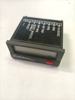 6.132.012.853 Zähler: elektronisch LCD Impulse 99999999 IP65 H. Dis.1: 8mm KUBLER