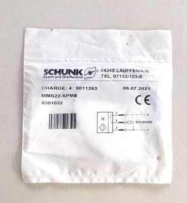 Schunk MMS22-SPM8 Elektronischer Magnetschalter 0301032