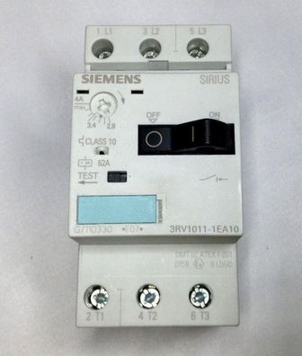 Siemens Leistungsschutzschalter 3RV1011-1EA10 2,8-4A