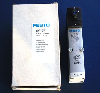 FESTO 539158 Magnetventi VSVA-B-M52-AZD-A1-1T1L NEU OVP