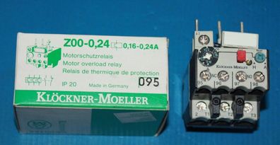 Klöckner Moeller Motorschutzschalter Bimetallrelais Z00-0,24