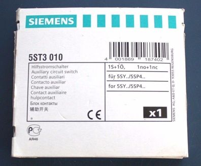 Siemens Hilfsstromschalter 5ST3 010