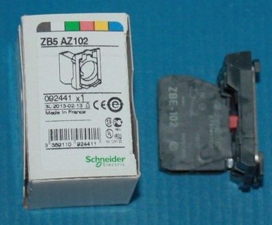 Schneider ZB5 AZ102 Lampenfassung Hilfsschalterblock 092441 Ø 22mm 1Ö UNUSED