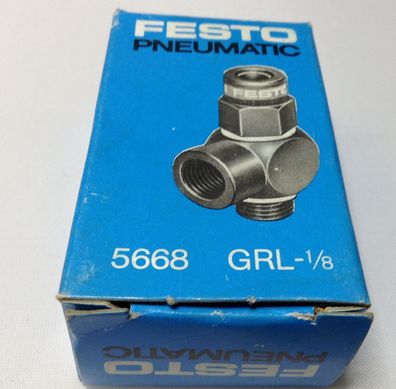 FESTO 5668 Drossel-Rückschlagventil GRL-1/8 -FS Neu