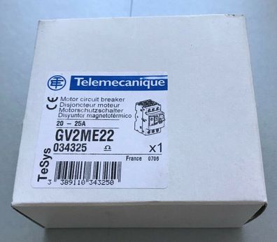 Telemecanique Schneider Electric GV2ME22 Motorschutzschalter