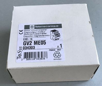 Telemecanique Schneider Electric GV2ME05 Motorschutzschalter