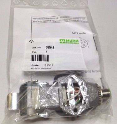 Murr Elektronik E56948 Cube 67 Trennstecker für Systemleitungen Code 91312