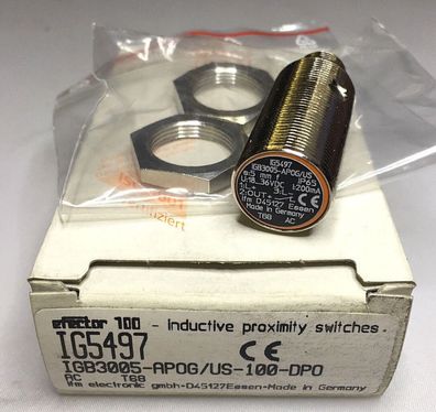 ifm electronic Induktiver Sensor IG5497 - IGB3005-APOG/US-100-DPO