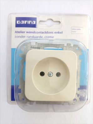 Gamma Steckdose ohne Erdung Buchse Stecker