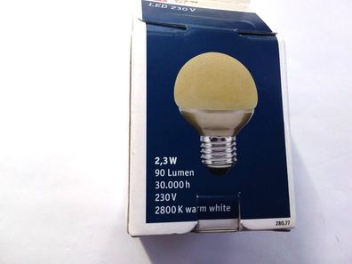 3 Stück Paulmann 280.77, LED 2,3 Watt, E 27 Gewinde, neu