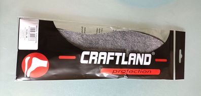 Craftland Protection Filzeinlegesohlen Gr. 44 Filz Einlegesohlen Schuheinlagen