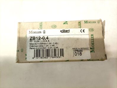 Moeller ZB12-0,4 0,24 - 0,4 A Motorschutzrelais -unused/OVP