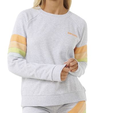 RIP CURL Women Sweat High Tide Surf Raglan light grey heat