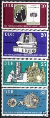 DDR Nr.2061/64 * * Akademie der Wissenschaften 1975, postfrisch