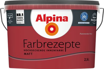 2,5L ALPINA Farbrezepte Flammendes Herz, Matt