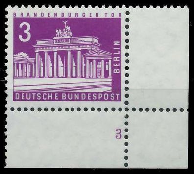 BERLIN DS BAUTEN 2 Nr 231 postfrisch Formnummer 3 S4940C6