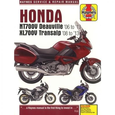 Honda Motorrad NT700V Deauville und XL700V Transalp (06-13) Reparaturanleitung