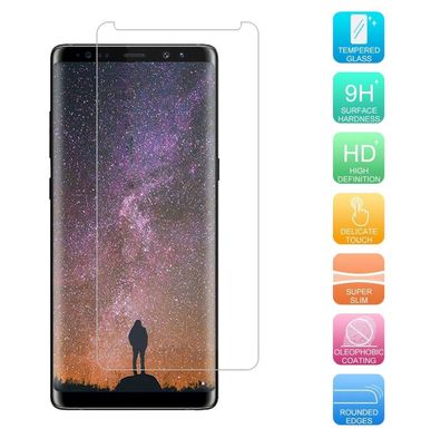 Displayschutz für Samsung Galaxy Note 8 mit 6.3 Zoll Schutzglas 9H gehärtetes G... ->