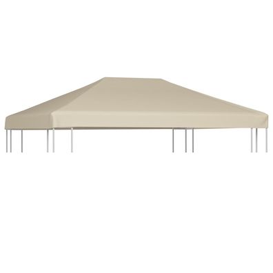 vidaXL Pavillondach 310 g/m² 4×3 m Beige