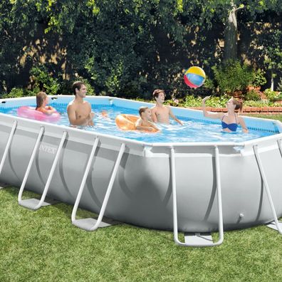 Intex Prism Frame Swimmingpool-Set Oval 503x274x122 cm 26796GN