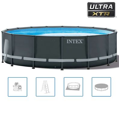 Intex Ultra XTR Frame Swimmingpool-Set Rund 488 x 122 cm 26326GN