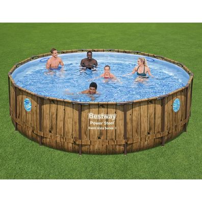 Bestway Power Steel Swimmingpool-Set 488x122 cm