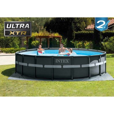 Intex Ultra XTR Frame Pool 549x132 cm mit Sandfilterpumpe