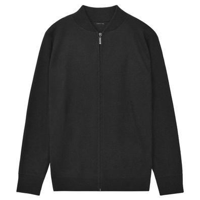 vidaXL Strickjacke für Herren Schwarz M