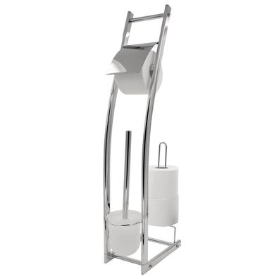 RIDDER 3-in-1 Stand-WC-Garnitur Fabio Chrom Glänzend