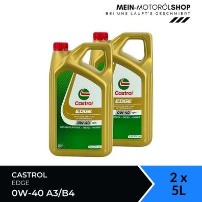 Castrol Edge 0W-40 A3/B4 2x5 Liter