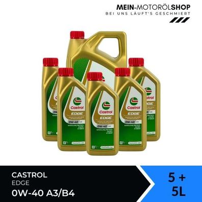 Castrol Edge 0W-40 A3/B4 5 + 5 Liter