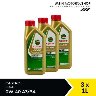 Castrol Edge 0W-40 A3/B4 3x1 Liter