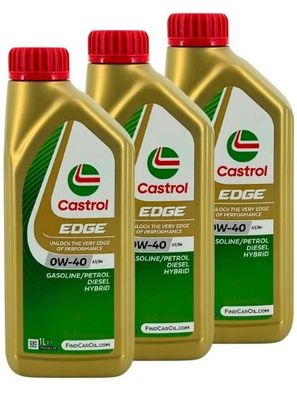 Castrol Edge 0W-40 A3/B4 3x1 Liter