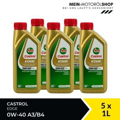 Castrol Edge 0W-40 A3/B4 5x1 Liter