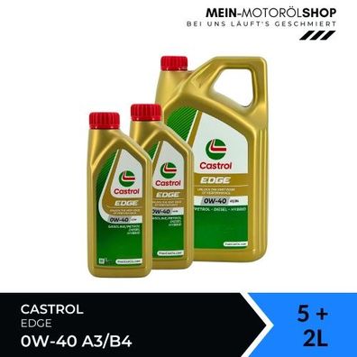 Castrol Edge 0W-40 A3/B4 5 + 2 Liter