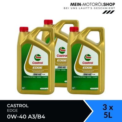 Castrol Edge 0W-40 A3/B4 3x5 Liter