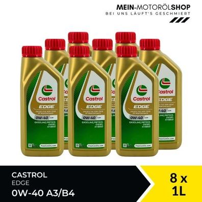 Castrol Edge 0W-40 A3/B4 8x1 Liter