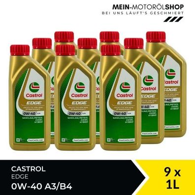 Castrol Edge 0W-40 A3/B4 9x1 Liter