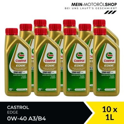 Castrol Edge 0W-40 A3/B4 10x1 Liter