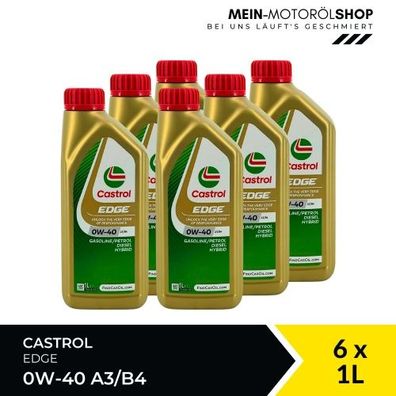 Castrol Edge 0W-40 A3/B4 6x1 Liter