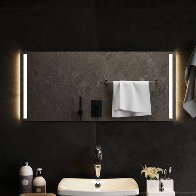 vidaXL LED-Badspiegel 90x40 cm
