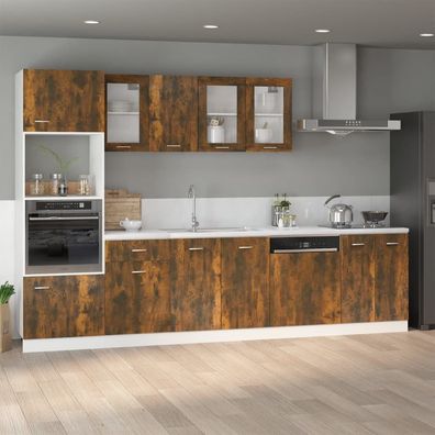 vidaXL Unterschrank Lyon Räuchereiche 60x46x81,5 cm Holzwerkstoff
