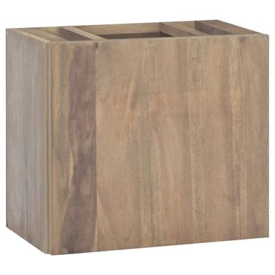 vidaXL Wand-Badschrank 45x30x40 cm Massivholz Teak