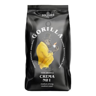 Gorilla Crema No.1 ganze Bohnen 1kg