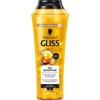 Gliss Kur Oil Nutritive Nährpflege Shampoo ohne Silikone 250ml