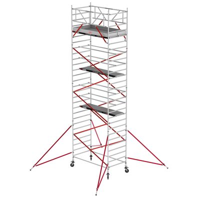 Altrex Fahrgeruest RS Tower 52 Aluminium mit Holz-Plattform 9,20m AH 1,35x3,05m