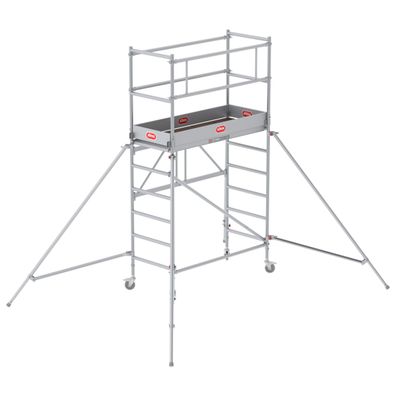 Altrex Klappgeruest RS Tower 34 Aluminium 0,75x1,65m schmal 3,80m Arbeitshoehe