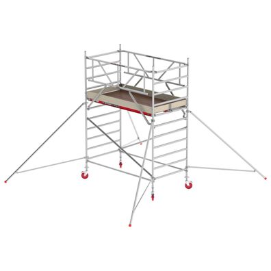 Altrex Fahrgeruest RS Tower 42 Aluminium mit Holz-Plattform 4,20m AH 1,35x2,45m